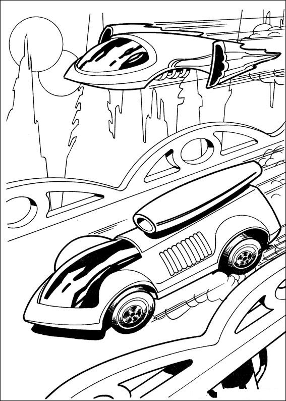 Kids-n-fun.com | Coloring page Hot Wheels Hot Wheels